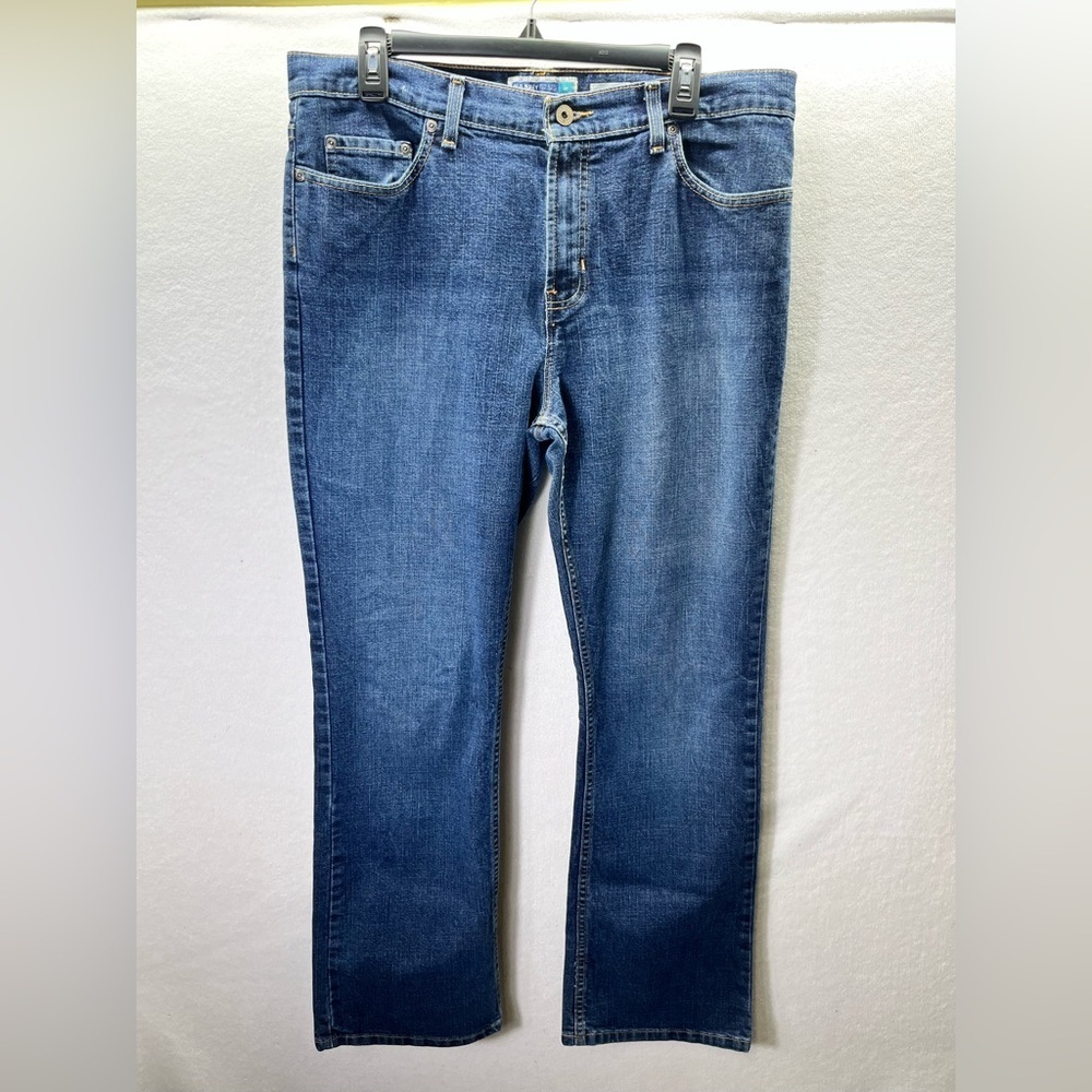 Old Navy Bootcut‎ Jeans Womens 14 Plus Blue Denim Stretch Comfy Pants 2424